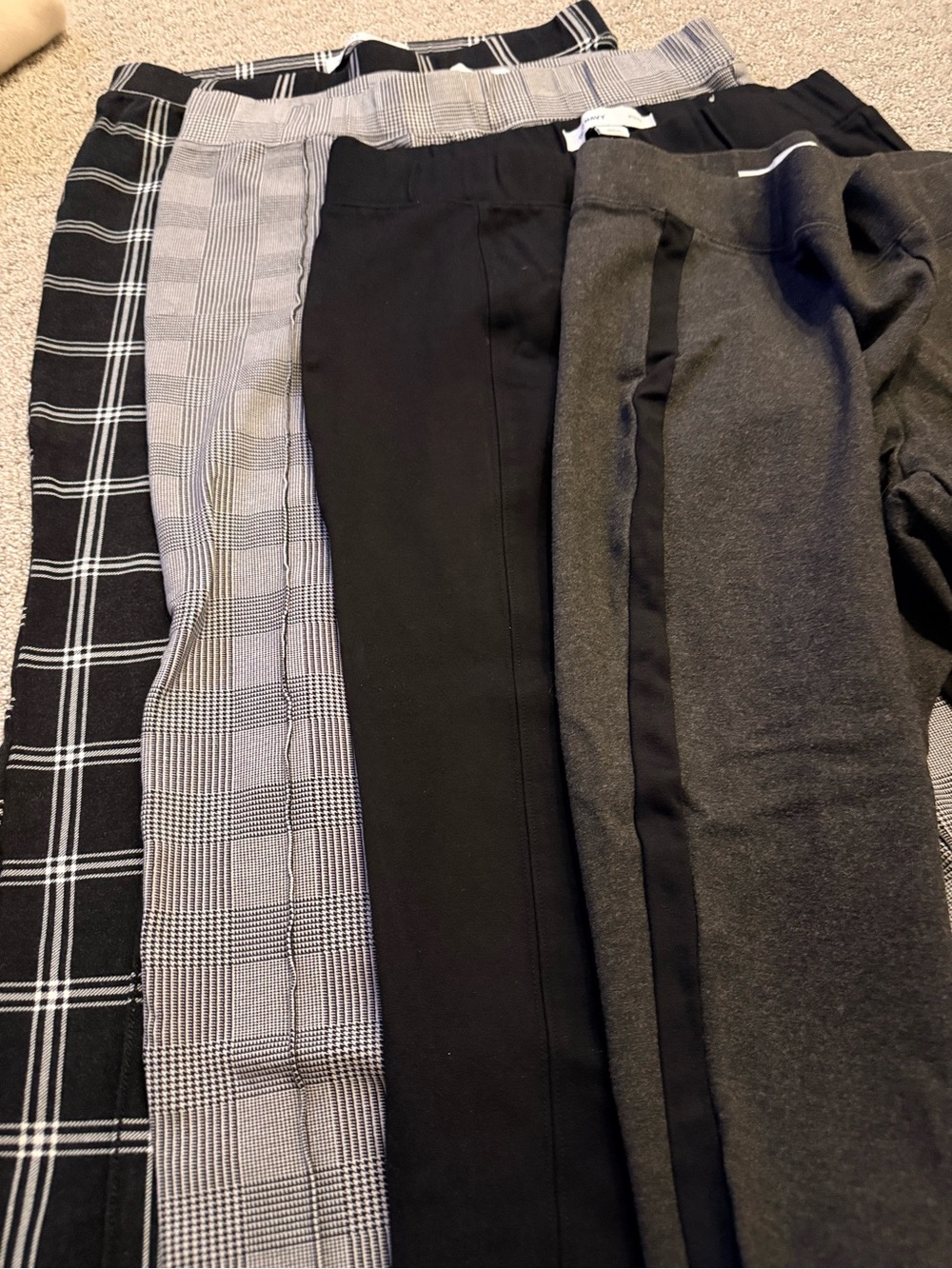 5-Pack Womens Trousers Bundle in Black, Gray, Plaid - Picture 10 of 11